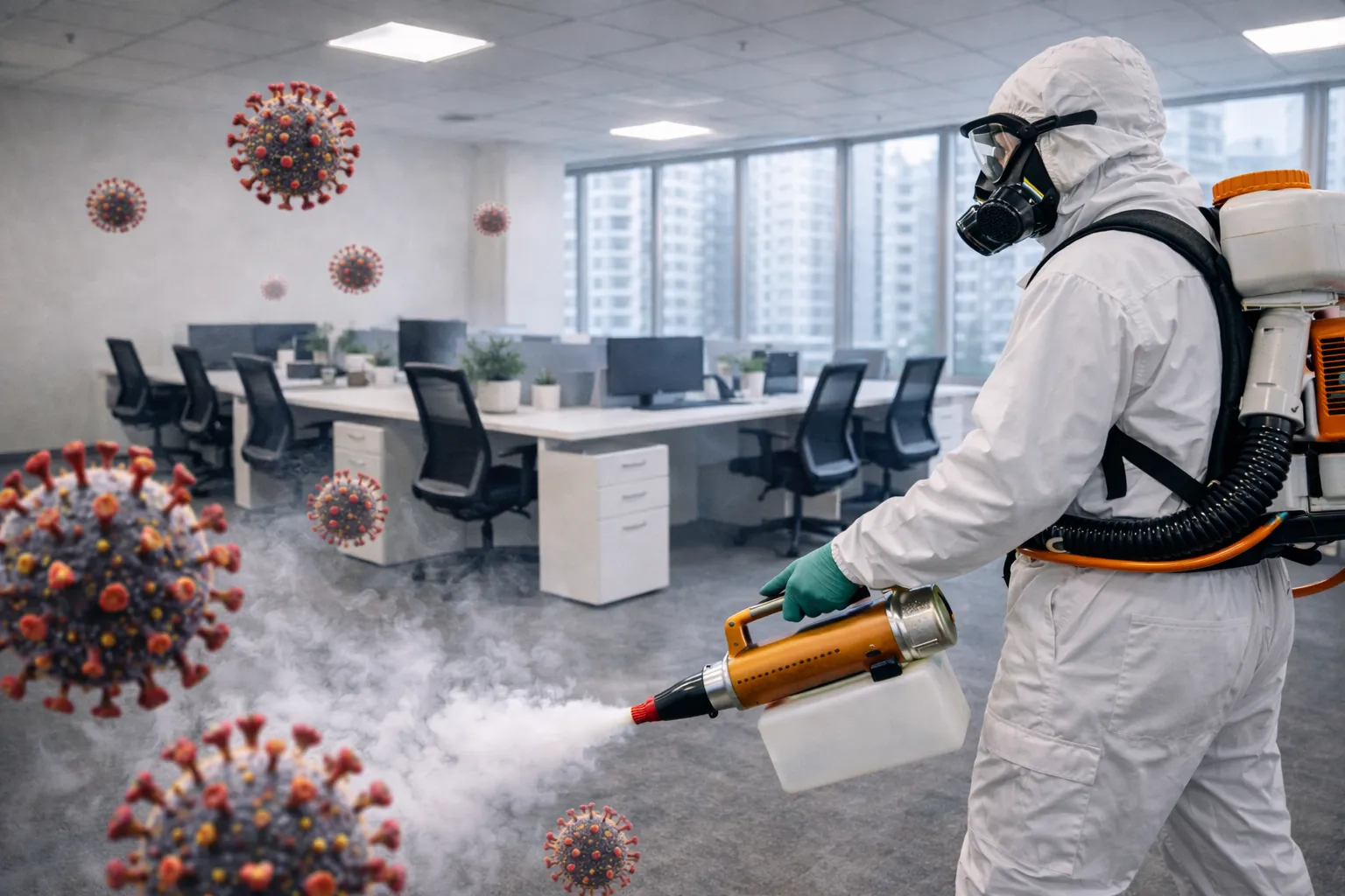 Дезинфекция от коронавируса эффективно и быстро